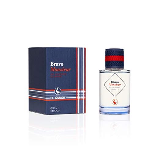 EL GANSO BRAVO MONSIEUR EAU DE TOILETTE 75ML VAPORIZADOR Unisex adulto, Negro, Único