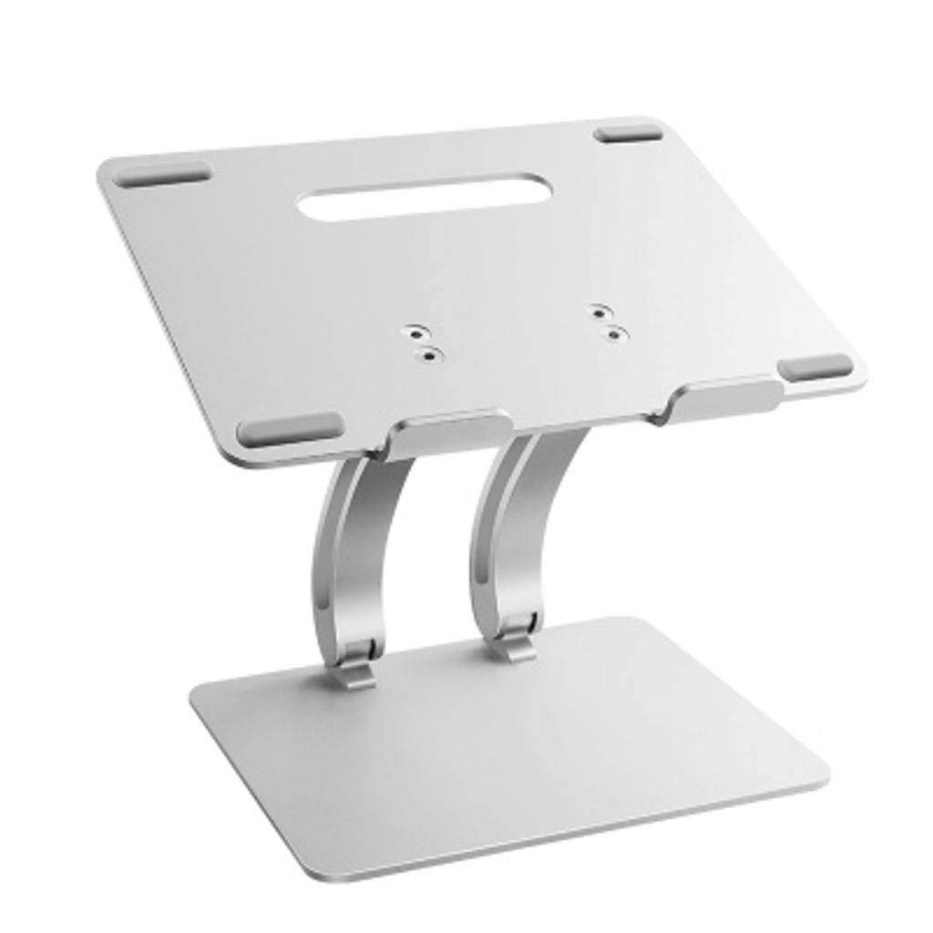 Supporto per Laptop, Supporto per Laptop ergonomico Regolabile in Altezza, Supporto per Laptop con Supporto per Laptop in Alluminio ventilato con Ventilazione Adatta per Ufficio e