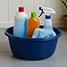 PARENCE.- Rundes Becken 6L – Widerstandsfähige Kunststoff-Waschwanne 32 cm | Mehrzweckbecken für Geschirr, Wäsche, Küche oder Garten, Bleu