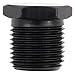 Fragola 493301-BL Black 1/8 MPT Hex Pipe Plug