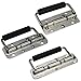 PASFDZHASFHQF 2 Pcs Spring Folding Handle Metal Chest Box Handles Stainless Steel Spring Loaded Box Handle Folding Industrial Handle Hardware (120 * 41 mm)