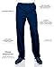 Landau Essentials Relaxed Fit 7-Pocket Elastic Cargo Scrub Pants for Men 8555