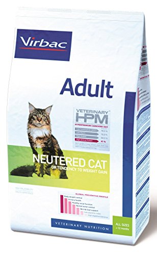 Virbac Veterinary HPM Vet Cat Ad Neutered Nourriture pour Chat 7 kg