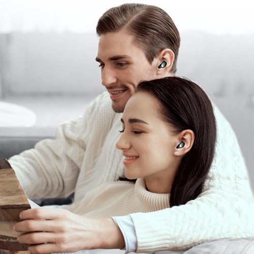 Kurdene S8 Wireless Earbuds Bluetooth 5.3, Deep Bass, 60Hrs Playtime, Black, Lightweight, 10mm Drivers - 9