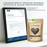 Chia Samen Bio 500g – Naturacereal Bio Chiasamen – Vegan, glutenfrei & ballaststoffreich – Hochwertiges Superfood mit Omega-3 & pflanzlichem Protein – perfekt für Smoothies, Müsli & Backen