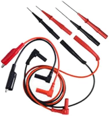 Fieldpiece ADK7 Deluxe Silicone Test Lead Kit – Professional HVAC/R Multimeter Lead Set with Gold-Plated Tips, Alligator Clip Extensions, and Extended Reach Molex Probes – High-Heat & Cold-Weather