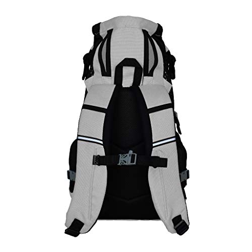 K9 Sport Sack | Dog Carrier Adjustable Backpack (Small, Plus 2 - Light Grey) - Image 6