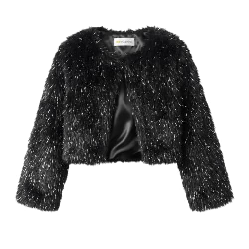 Image of BOLEROSE Girls Faux Fur Bolero Jacket