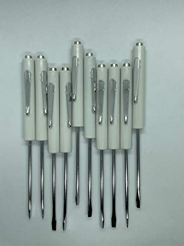 Superbobi Usa Premium Store 10 Pcs Promotional Tools Pocket Clip Flat Screwdriver With Magnet Top Tool cover
