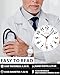 Imagen de CIVO Reloj Enfermera Mujer Hombre: Impermeable con Esfera Fácil Lectura