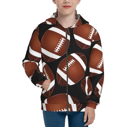 Brown Mushrooms Kid Hoodies Boys Zip Up Sweatshirts Girls Pullover with Pocket3