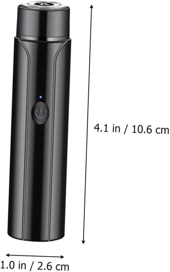Rechargeable Compact Shaver for Men Wear-Resistant Blade Travel Razor Daily Use Mini Shaving Kit Handheld Grooming Tool