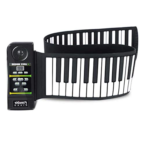 KUANDARM Piano Pliant Main Roll Piano, 88 Touches Rechargeable Roll Up Piano avec, Pliant Instruments de Musique pour Enfants débutant Musique Jouets éducatifs débutant - Les Beatles, Paul McCartney, John Lennon, RIngo Starr, George Harrison KUANDARM Piano Pliant Main Roll Piano, 88 Touches Rechargeable Roll Up Piano avec, Pliant Instruments de Musique pour Enfants débutant Musique Jouets éducatifs débutant