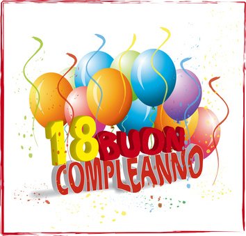 Cialda In Ostia 18 Anni Compleanno Per Decorazione Torta