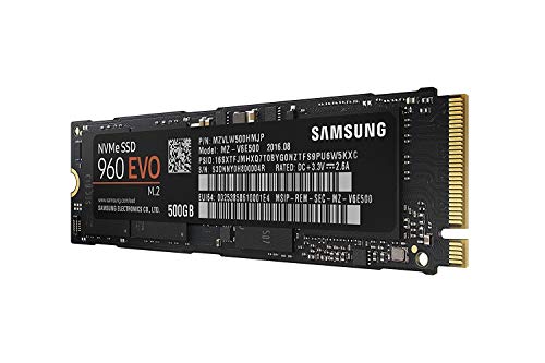Image of Samsung 960 EVO Series - 500GB PCIe NVMe - M.2 Internal SSD (MZ-V6E500BW)