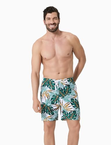 Image of PATPAT Mommy and Me Matching Swimsuit:One Piece V Neck Bathing Suits Leaves Printed Family Swimwear Matching Set