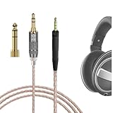 El paquete incluye: 1 cable de actualización de auriculares mixto de cobre plateado, 1 adaptador de 3,5 mm a 6,35 mm.