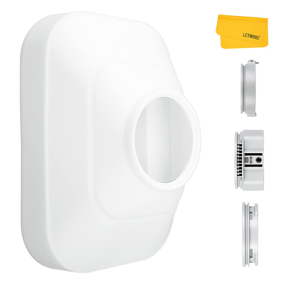 Godox ML-CS1625 Diffuseur Dôme avec 3 Adaptateurs, Diffuseur de Silicone Adapté pour Godox V1 TT685II V860III AD100 Pro AD200 AD200 Pro AD300 Pro AD400 Pro ML30 ML60 et Autres Lampes à Montage Godox