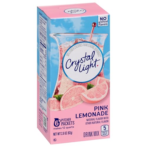 Crystal Light Pitcher Packets Pink Lemonade