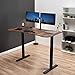 VIVO 63 x 32 inch Universal Table Top for Standard and Sit to Stand Height Adjustable Home and Office Desk Frames, Rustic Vintage Brown Desktop, DESK-TOP1N