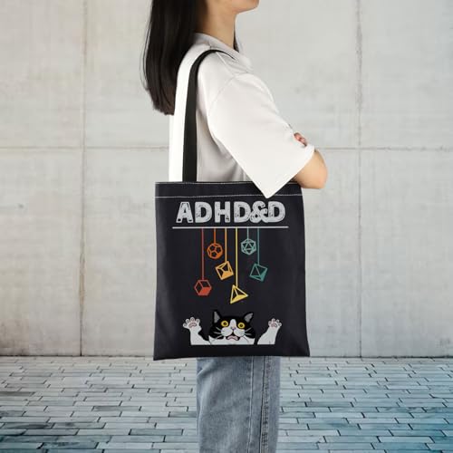 Bolso Tote para amantes de videojuegos y gatos miniatura 6