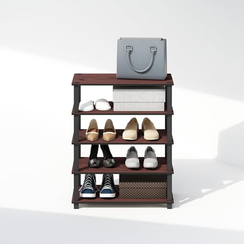Librerías de madera y plástico para esquinas estanterías modulares negras de 3 niveles 7