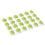 Tapetes grandes para secar platos para encimera de cocina, 18 x 24 pulgadas, bonito estampado de pimienta verde, tapete de secado de microfibra absorbente para encimera de cocina, tapete