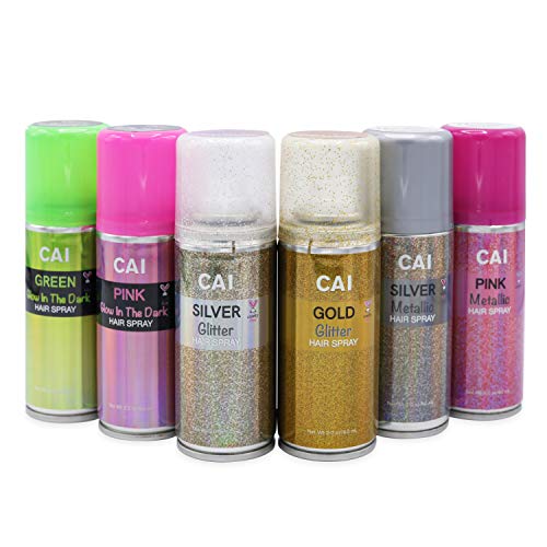 Hair and Body Glitter Spray (Metallic Silver) - Thumbnail 3