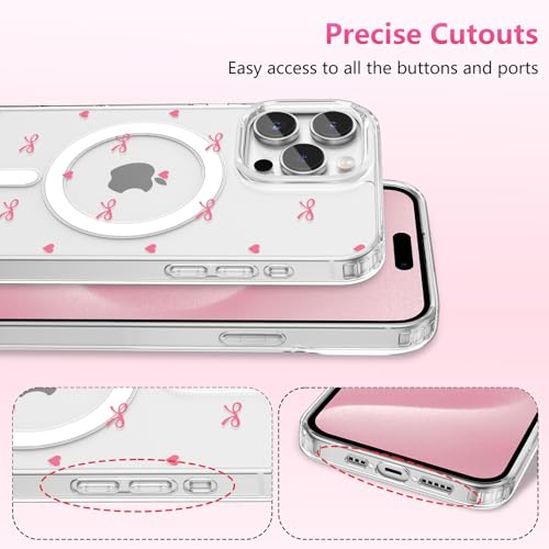 Coque motif nœud papillon iPhone 14 Pro Max cadeau idéal filles - 3