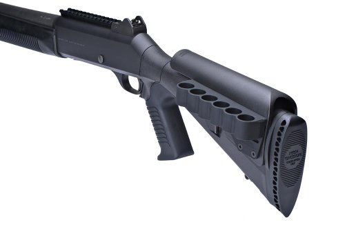 Mesa Tactical Sureshell Shotshell Ammunition Carrier 12 Gauge for Urbino Stock Cheek Rest Left Side 6-Round Aluminum Matte Mesa Tactical Sureshell Shotshell Ammunition Carrier 12 Gauge for Urbino Stock Cheek Rest Left Side 6-Round Aluminum Matte