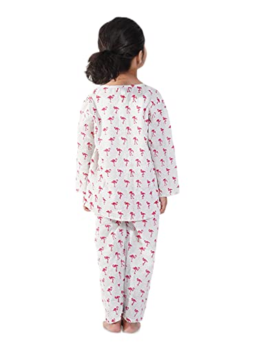 Image of Cotton Night Suit for Boys & Girls | Kids Pajama Set | Baby Girls Top-Pant Set | Kids Dress