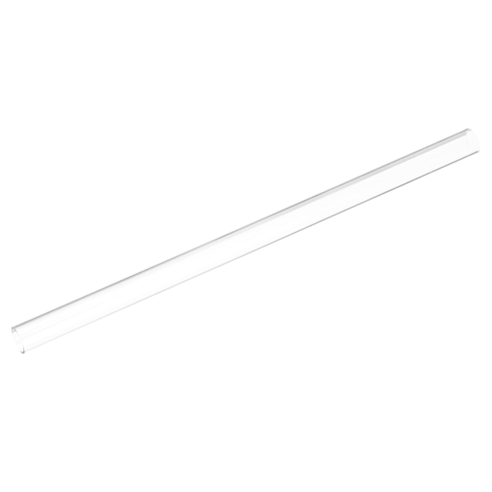 uxcell 2pcs Clear Rigid Tubing Pipe 14mm ID x 17mm OD 1Ft(305mm) Round Plastic Polycarbonate Tube