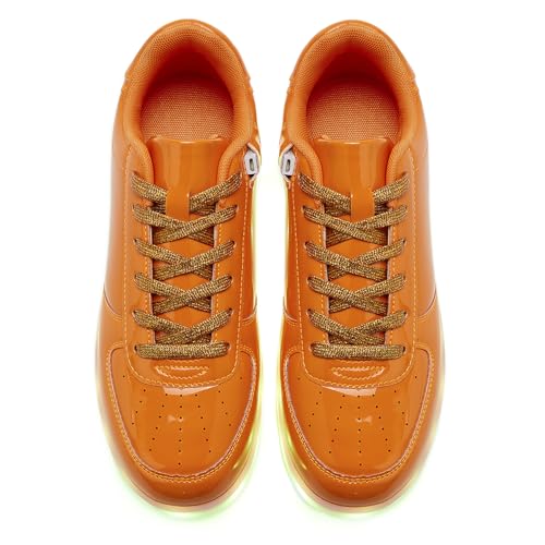 Image of Unisex LED Shoes - Fashion Light Up Sneakers, Breathable USB Charging Glowing Luminous LED Shoes for Men Women