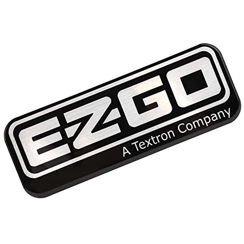 Plaque de nom avant EZGO RXV solution au plastique terni pour chariot de golf