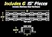 Caliber Grips 13200, Snowmobile Trailer Traction 6-pc Kit