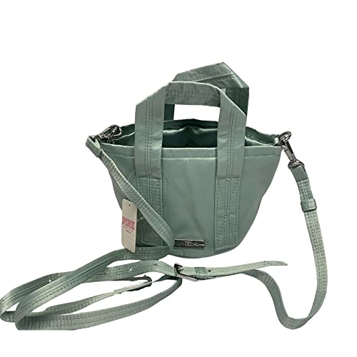 Victoria's Secret Pink Mini Bucket Crossbody Bag Color Green New2