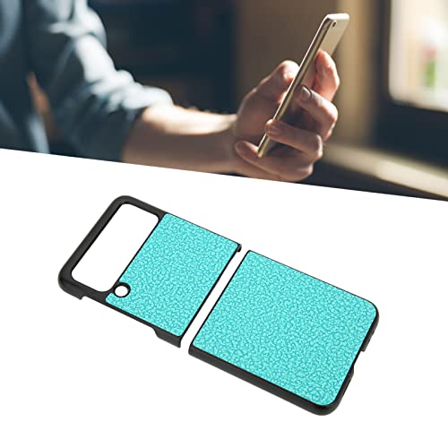 Rankomu PU-läder fodral för Galaxy Z Flip 3 - Blå, repbeständig