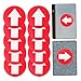 balacoo 20pcs Reflective Trail Markers for Hunting Outdoor Camping Direction Stickers High Visibility Fluorescent Color for Navigation Easy to Spot and Follow