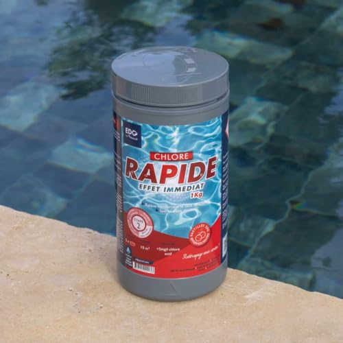 EDG by AQUALUX INTERNATIONAL - Chlore Rapide Piscine - Pastilles 20g - Boite 1kg - pour Eau Verte – vue 5