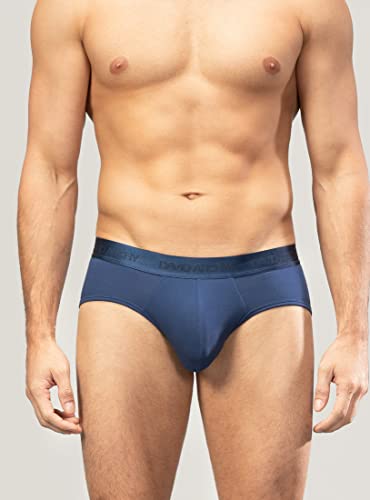 David Archy Men's Briefs Underwear Micro Modal Soft Comfy 4 Pack Colors Briefs #TOP1