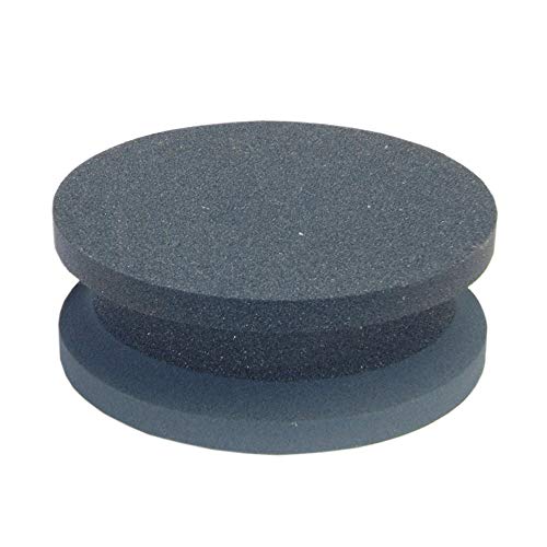 Norton Crystolon Abrasive Machine Knife Stone Silicon Carbide 4 Diameter x 1-1/2 Thickness Grit Coarse/Fine (Pack of 1)