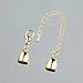 Produktbild efco  Endkappen mit Kette, Gold, 10 _ P, Metall, Gold, 8 mm