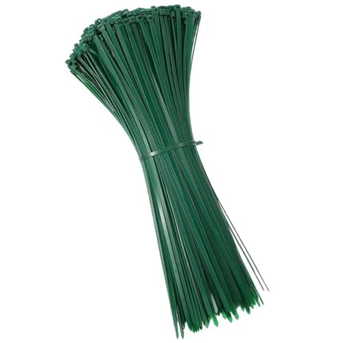 100 Pack of Green Cable Ties 200 mm x 3.6 mm Premium Tie Wraps Nylon Zip Ties Secure Self-Locking Multi-Purpose Plastic Tie Wraps for Home Garden Office DIY