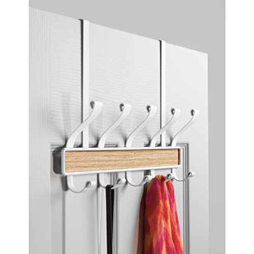 MDesign Appendiabiti da Porta con 10 Ganci