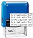 Produktbild Colop Stempel Personalisiert mit Wunschtext - Selbstfärbender Namensstempel, Adressstempel Personalisiert für Firmenstempel - Firmenstempel mit Logo und Text- Mini Stempel 5 zeilen