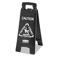 Rubbermaid Commercial Products 1867505 2-Sided Caution Sign (Pack of 6)
