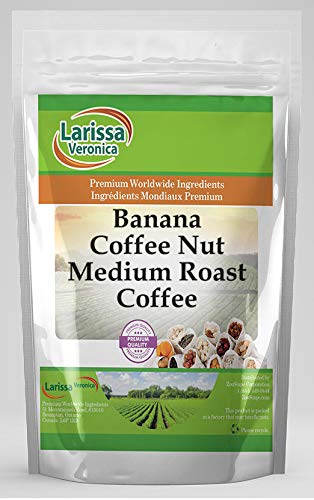 Banana Coffee Nut Medium Roast Coffee (Gourmet, Naturally Flavored, Whole Coffee Beans) (4 oz, ZIN: 565793)