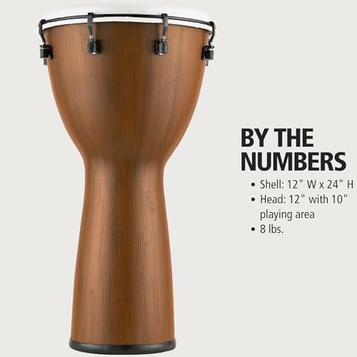 Meinl Percussion ADJ12-BW Djembe Hand Drum Circle Instrument thumb #5