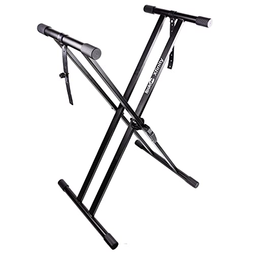 Rockjam 61 Piano Clavier Clé + Clavier Double Embase Support 29 Réglables + Xfinity Doublebraced Pré Assemblé Support de… - Les Beatles, Paul McCartney, John Lennon, RIngo Starr, George Harrison Rockjam 61 Piano Clavier Clé + Clavier Double Embase Support 29 Réglables + Xfinity Doublebraced Pré Assemblé Support de… – Image 5