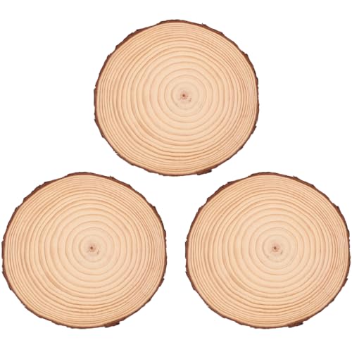 Pierres rondes en bois japonaises pour extérieur, jardin et terrasse | x3